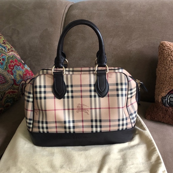 Burberry Haymarket satchel - Picture 2 of 4